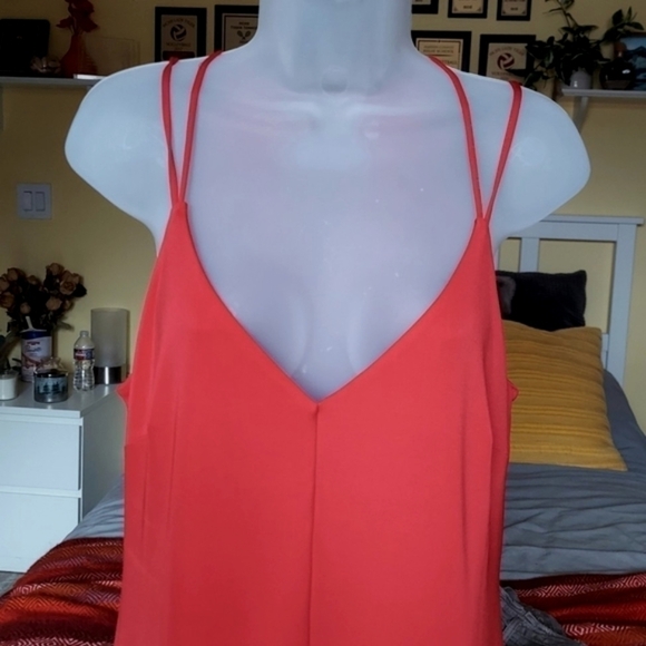 NWT Neiman Marcus Bailey 44 Red Maxi Cocktail Dress - Picture 5 of 14